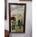 VINTAGE FRAMED ADVERTISING POSTER