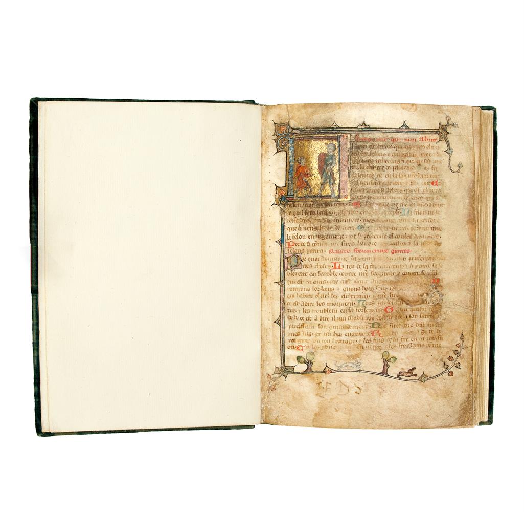 Ɵ Psalter in Old French translation, with Latin rubrics, illuminated manuscript on parchment [north