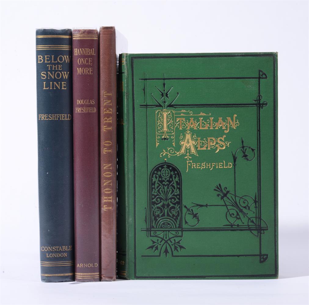 Ɵ FRESHFIELD, Douglas. Four Works: first editions, 1865-1923.