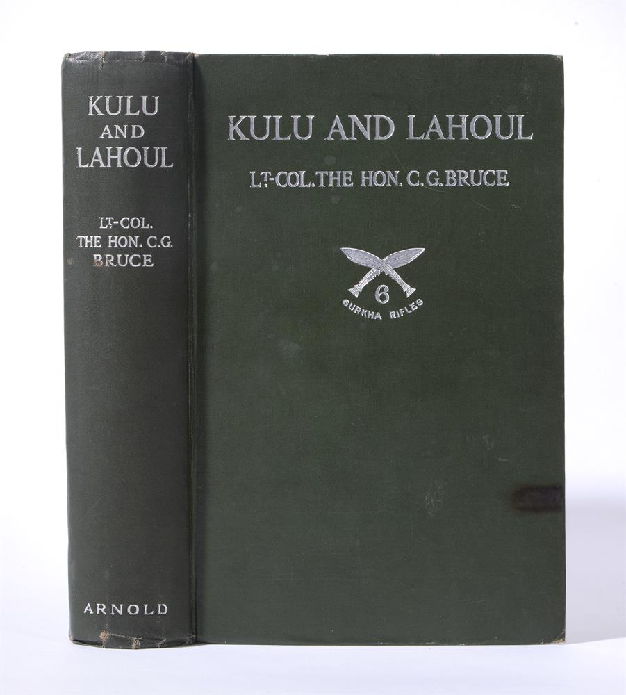 Ɵ BRUCE, Charles Granville. Kulu and Lahoul, first edition, Edward Arnold, 1914