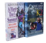 Ɵ HARGREAVES, Alison. A Hard Day's Summer, SIGNED. 1994 & related, 1996. (2)