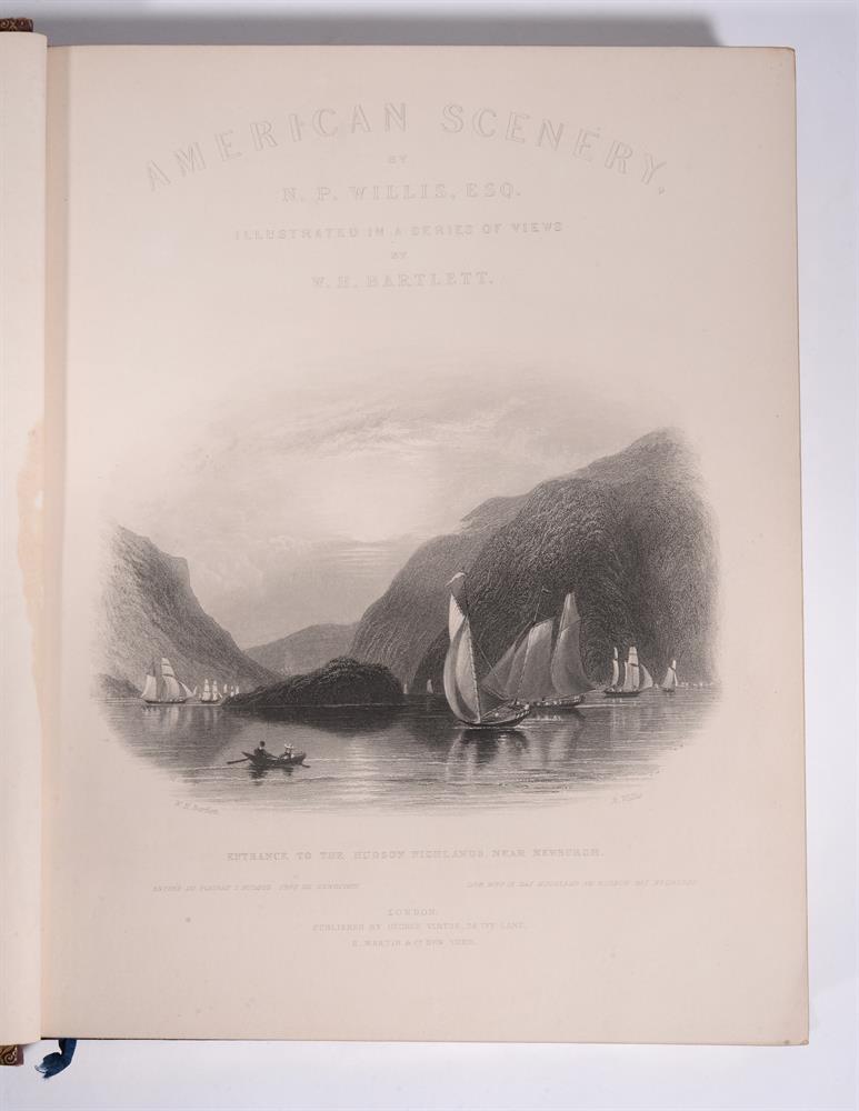 Ɵ WILLIS, Nathaniel Parker. American Scenery . . . George Virtue, London, 1840. 2 vols. - Image 4 of 6