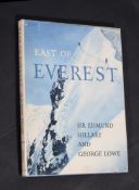 Ɵ HILLARY, Edmund. and LOWE, George. East of Everest. SIGNED, first edition, 1956. (1)