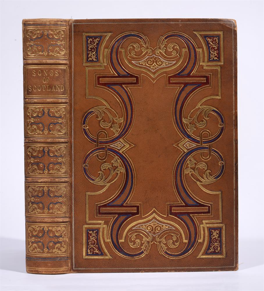 Ɵ GRAHAM, G.F. The Songs of Scotland . . Wood & Co., Edinburgh, 1854. 3 vols. bound in 1.