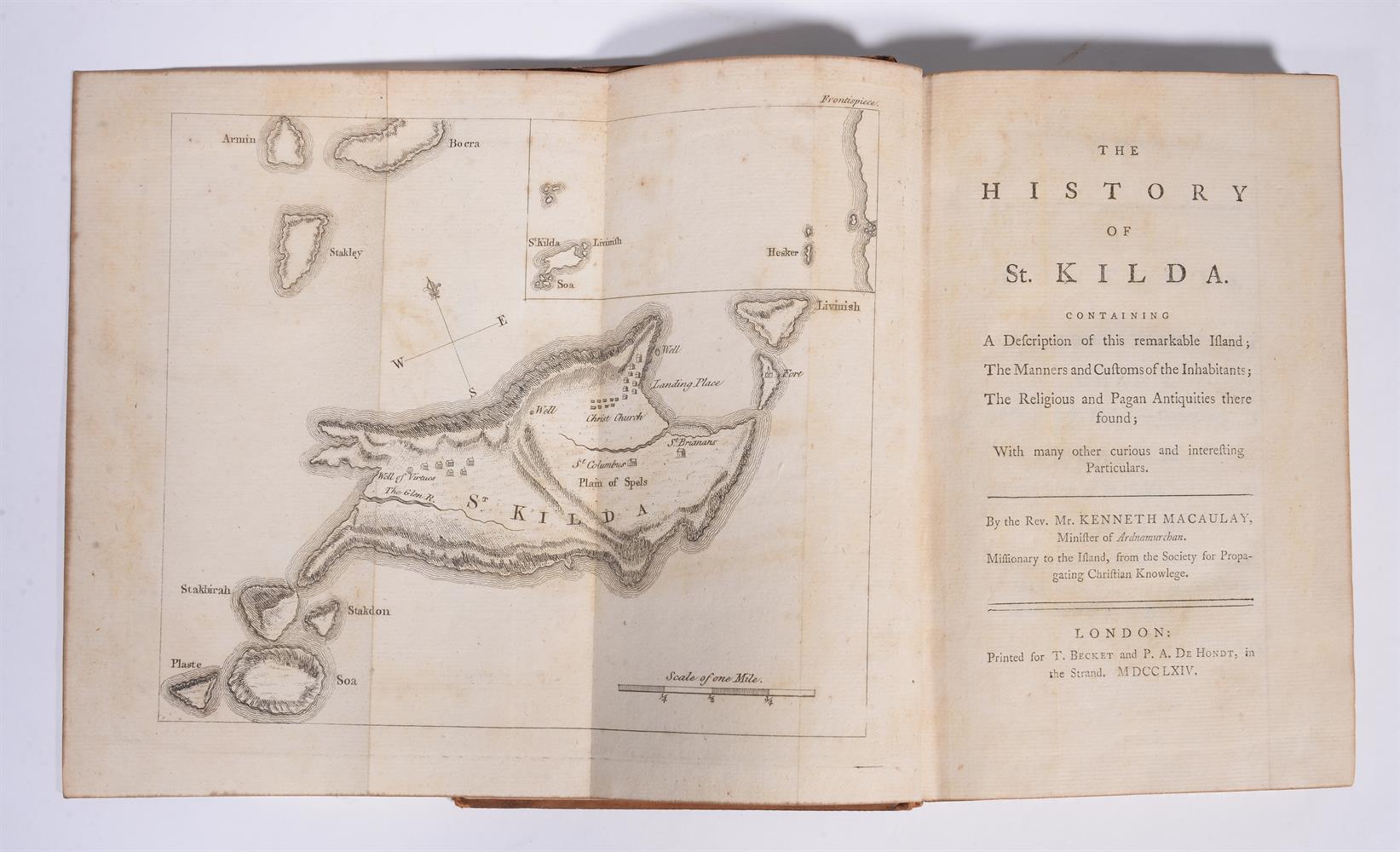 Ɵ MACAULAY, K. The History of St. Kilda. T. Becket & P.A. de Hondt, London, 1764. (1) - Image 2 of 2