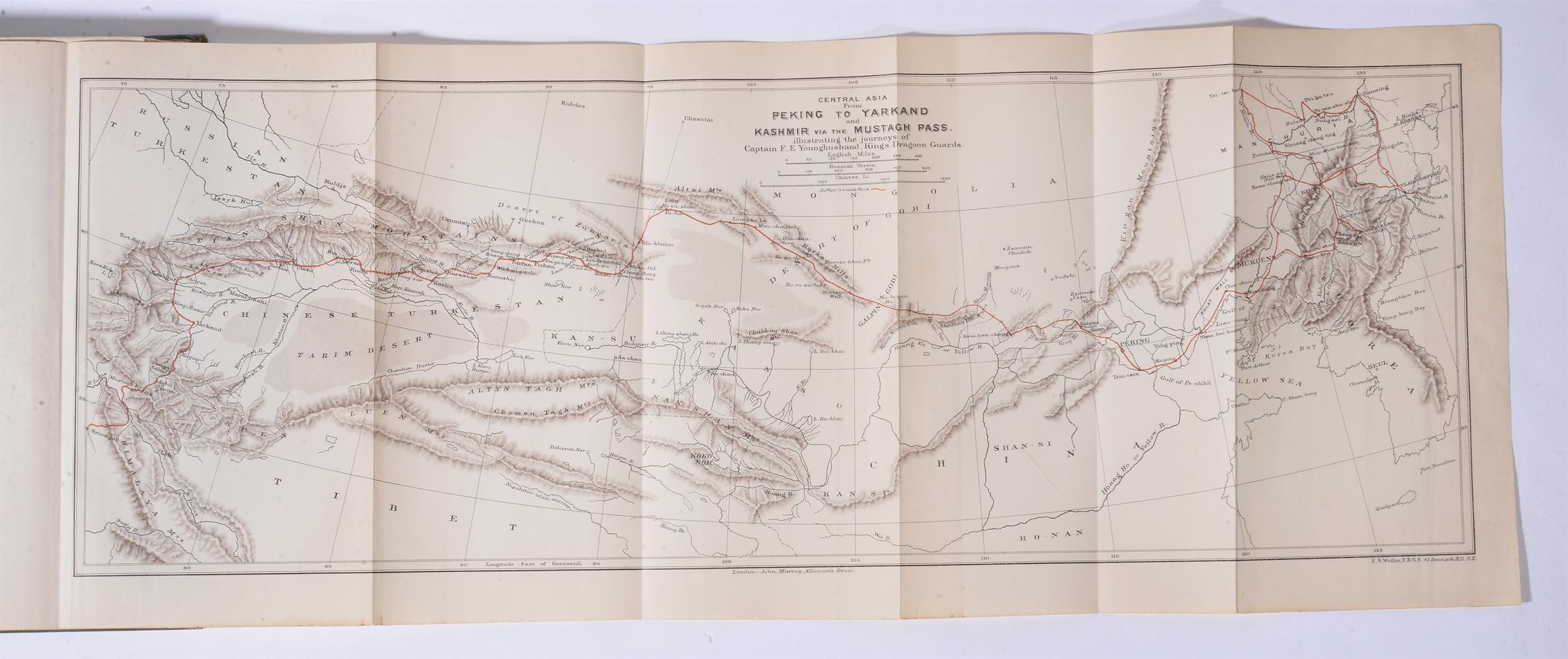 Ɵ YOUNGHUSBAND, F. (1963-1942) The Heart of a Continent, first edition, London: John Murray, 1896. - Image 3 of 3