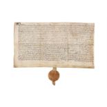 A small secular archive of charters from the Abbey of Inchaffray, Perth, Scotland