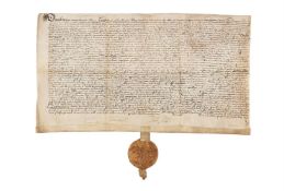 A small secular archive of charters from the Abbey of Inchaffray, Perth, Scotland