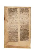 Ɵ Haymo of Auxerre, Homily XI on St. John the Evangelist, in Latin, manuscript on parchment