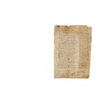 Ɵ Two leaves from Gregory the Great, Moralia in Job, in Latin, manuscript on parchment