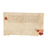 Small collection of documents concerning the Dukes of Burgundy, in French and Dutch