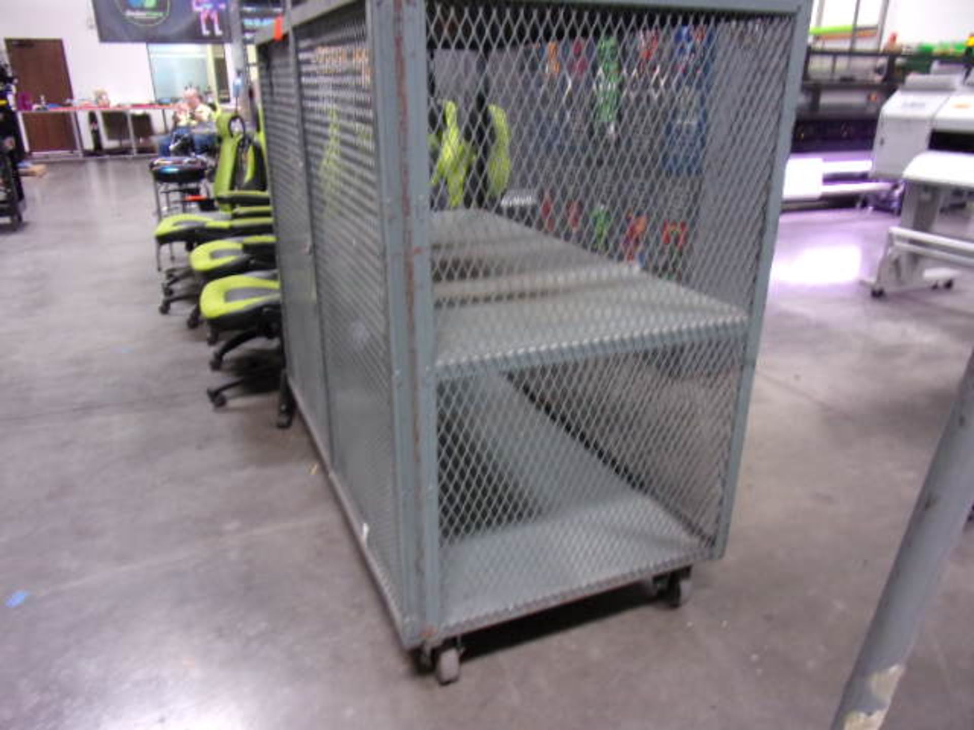 STEEL CAGE & TABLE - Image 2 of 2