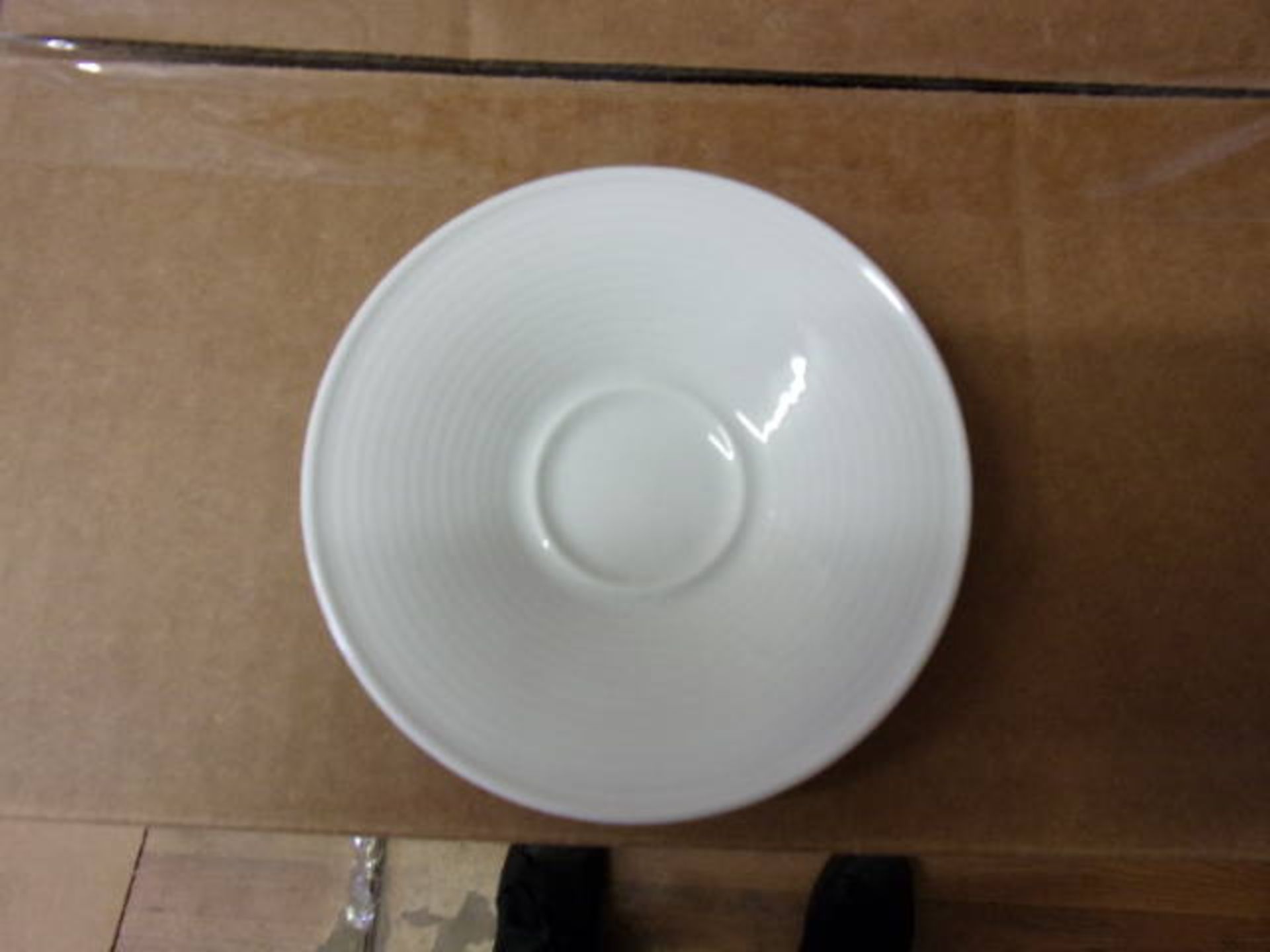 LOT OF WHITE SAUCERS (QTY: 1296) - Image 2 of 3