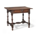 A William & Mary oak side table, circa 1690