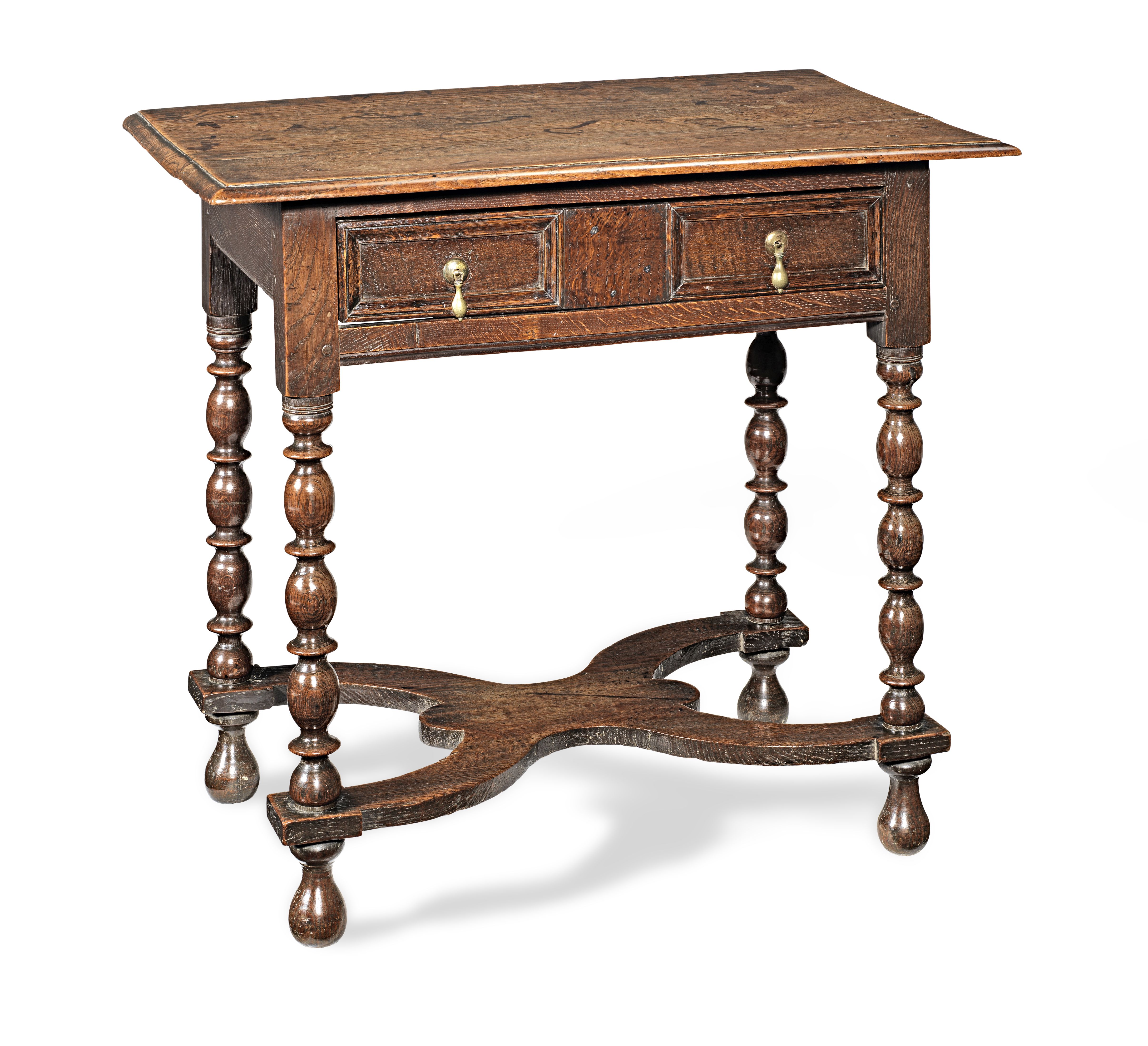 A William & Mary joined oak side table, circa 1690