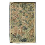A 16th century 'Game Park' tapestry section, Flemish