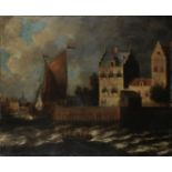 Circle of Peter van den Velde (Antwerp 1634-circa 1724) A harbour scene,