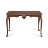 A George II mahogany side table, Irish, circa 1745 and later