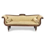 A William IV mahogany framed sofa, circa 1830