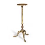A George III style giltwood torchere stand, in the circa 1770 manner