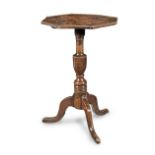 A George III elm and ash wine table, circa 1770