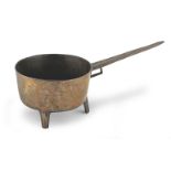 An extremly large 16th/17th century leaded bronze skillet, English