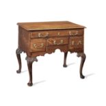 A George II walnut lowboy, circa 1740