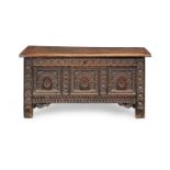 A good James I joined oak coffer, circa 1620