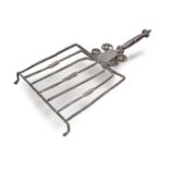 An early to mid-18th century wrought iron trivet or gridiron, Scottish/English