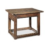 A joined oak side table, Welsh, circa 1700