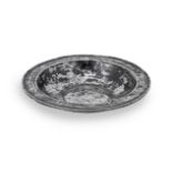 A rare Plantagenet/Tudor pewter dish, circa 1400-1500