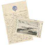 DISCOVERY EXPEDITION 1901 &#8211; THOMAS VERE HODGSON Autograph letter signed ('T.V. Hodgson'), t...