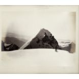 SELLA (VITTORIO) AND WILLIAM F. DONKIN - MOUNTAINEERING Album of nineteenth century photographs o...