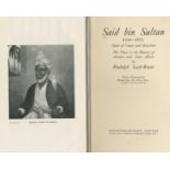 SAID-RUETE (RUDOLOPH) Said bin Sultan (1791-1856), Ruler of Oman and Zanzibar. His Place in the H...