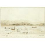 Admiral Sir George Back (British, 1796-1878) 'Point Catton and the distant view of Mount Conybear...