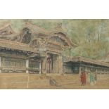Ioki Bun'ya (Bunsai) (Japanese, 1863-1906) The Karamon of the Shinto shrine Nikk&#333; T&#333;sh...