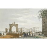 James Baillie Fraser (British, 1783-1856) 'A View of Government House, from the Eastward'; 'A Vie...