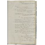 RIGBY (CHRISTOPHER PALMER) Album containing manuscript copy documents relating to appointments, p...