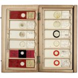 FIRST ARCTIC EXPEDITION, 1818 Collection of nineteenth century microscope specimen slides, inclu...