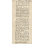 CANTON - OPIUM WARS Broadside proclamation announcing the forthcoming withdrawal of Allied troops...