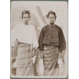 MYANMAR - PHOTOGRAPHIC ARCHIVE Album of approximately 96 views, portraits, groups of Burma, [c.19...