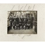 DISCOVERY EXPEDITION 1901-1904 Group portrait of Captain Robert Falcon Scott, Shackleton and ten ...