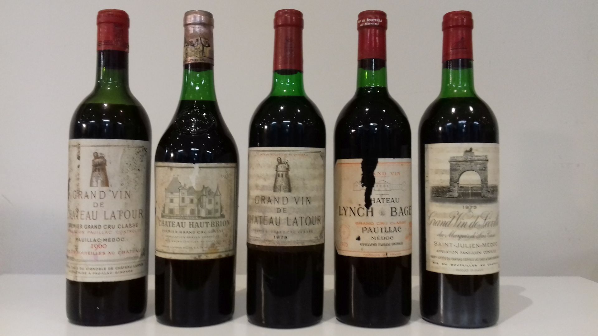 Ch&#226;teau Latour 1960 (1) Ch&#226;teau Latour 1975, Pauillac 1er Grand Cru Class&#233; (1) Ch&...