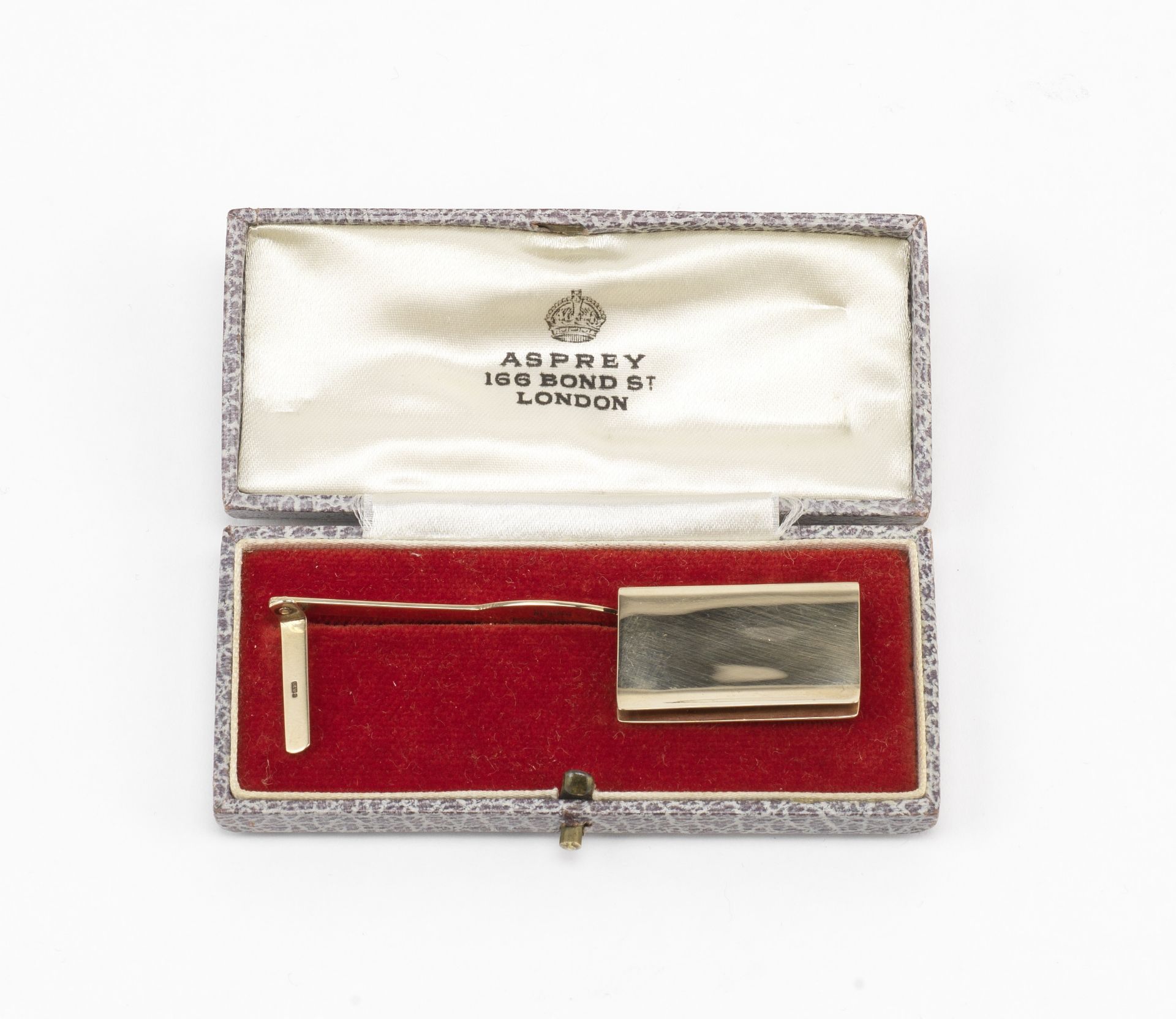 A 9 carat gold book mark Asprey, London 1938