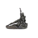 Jean Pierre Cortot (French, 1787-1843): A bronze figure of Pheidippides of Marathon cast by the ...