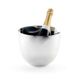 Elsa Peretti for Tiffany; a silver 'Thumbprint' champagne cooler with Elsa Peretti signature and ...
