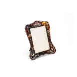 A Victorian silver and tortoiseshell photograph frame circa 1890