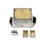 Dunhill: a rare smoker's compendium timepiece Alfred Dunhill, London 1930, signed 'Bando'