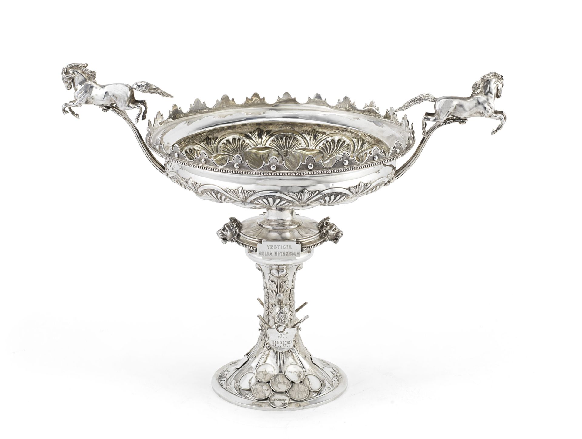 A Victorian silver regimental bowl for the 5th Dragoon Guards Edward Charles Brown, London 1869