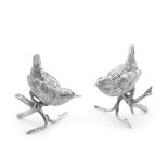 A pair of novelty Victorian silver peppers Edmonds & Johnson, London 1891 (2)